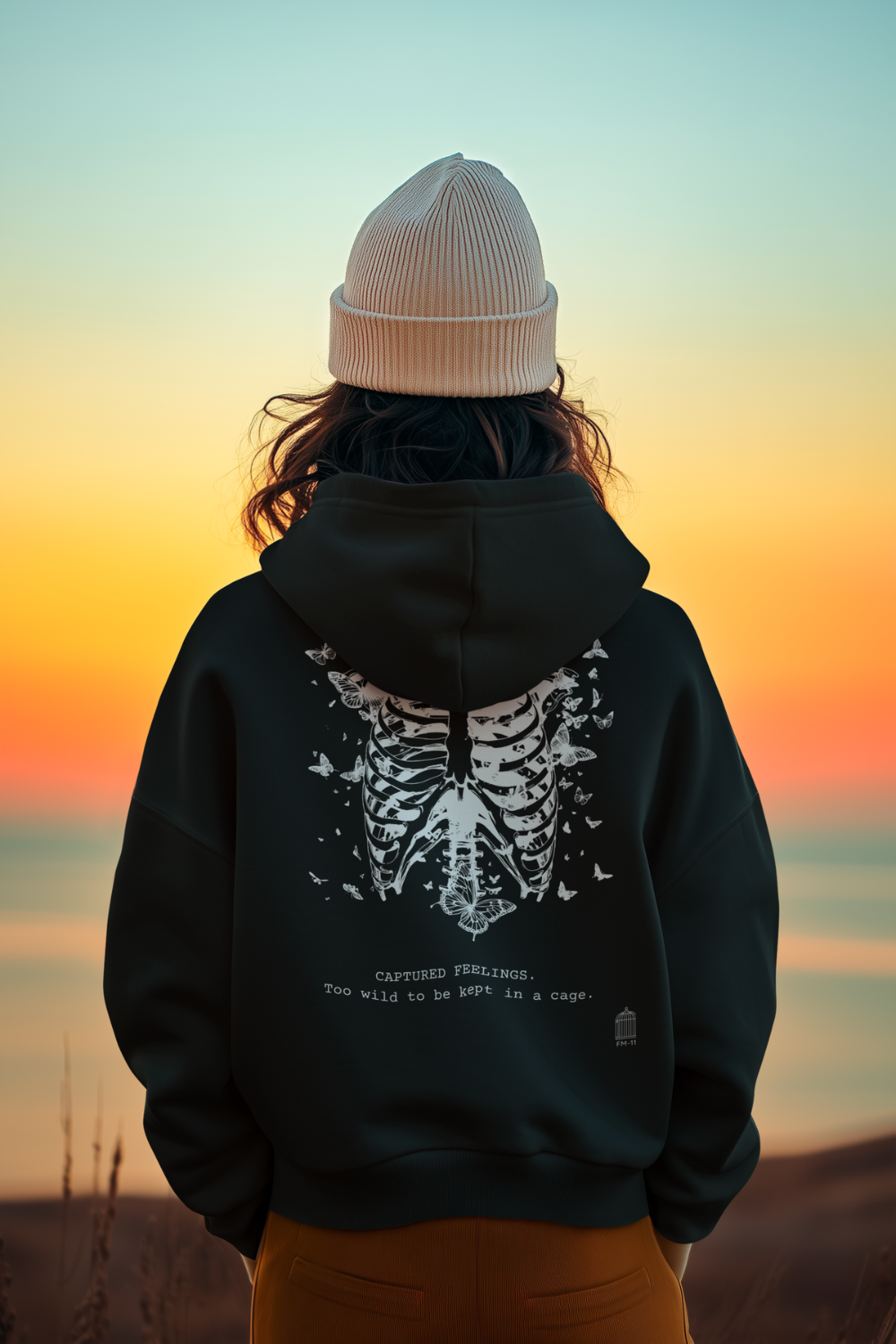 FM-11 "Captured Feelings" Hoodie – Premium Organic Cotton