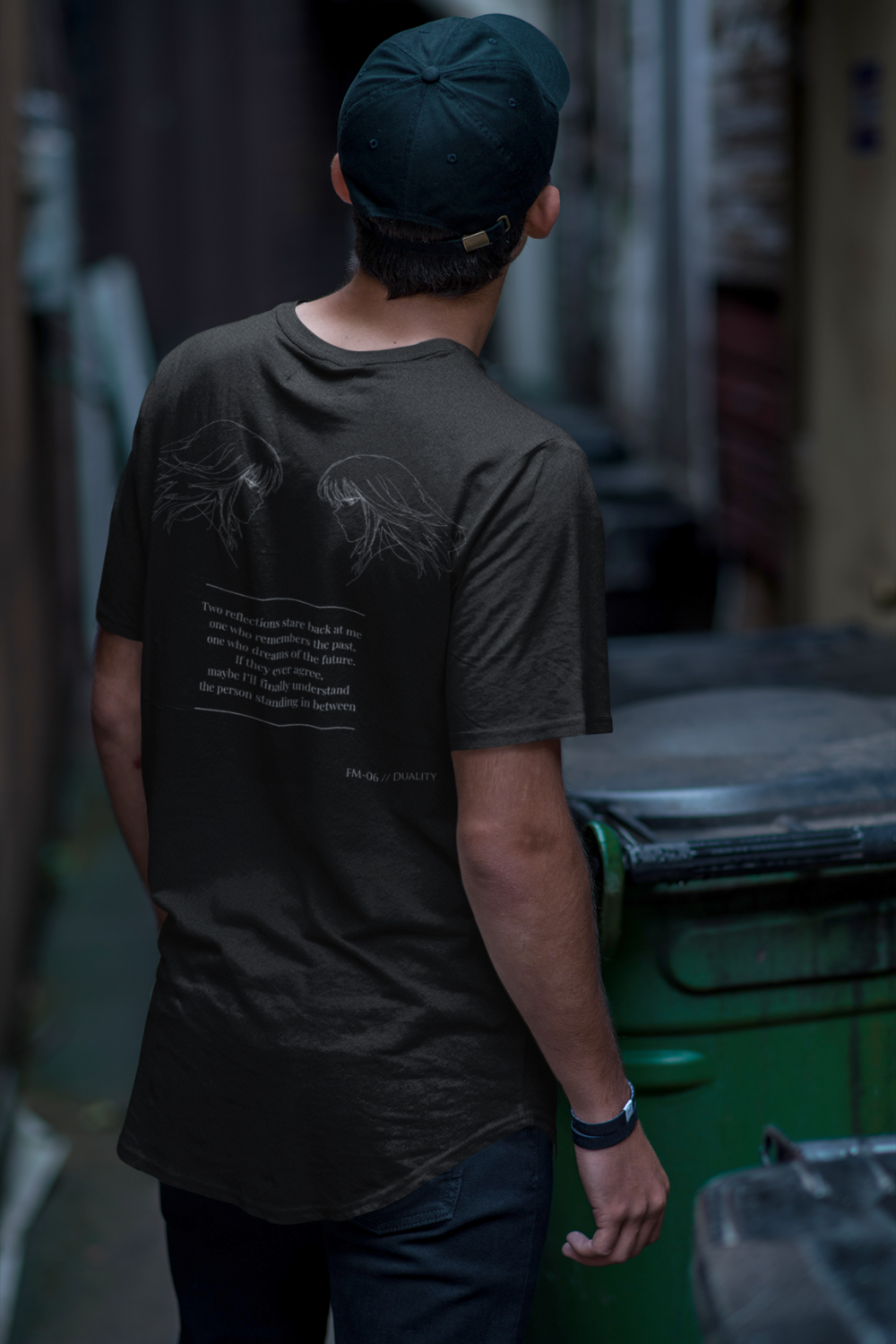 FM-06 // Duality – Anime Backprint Tee