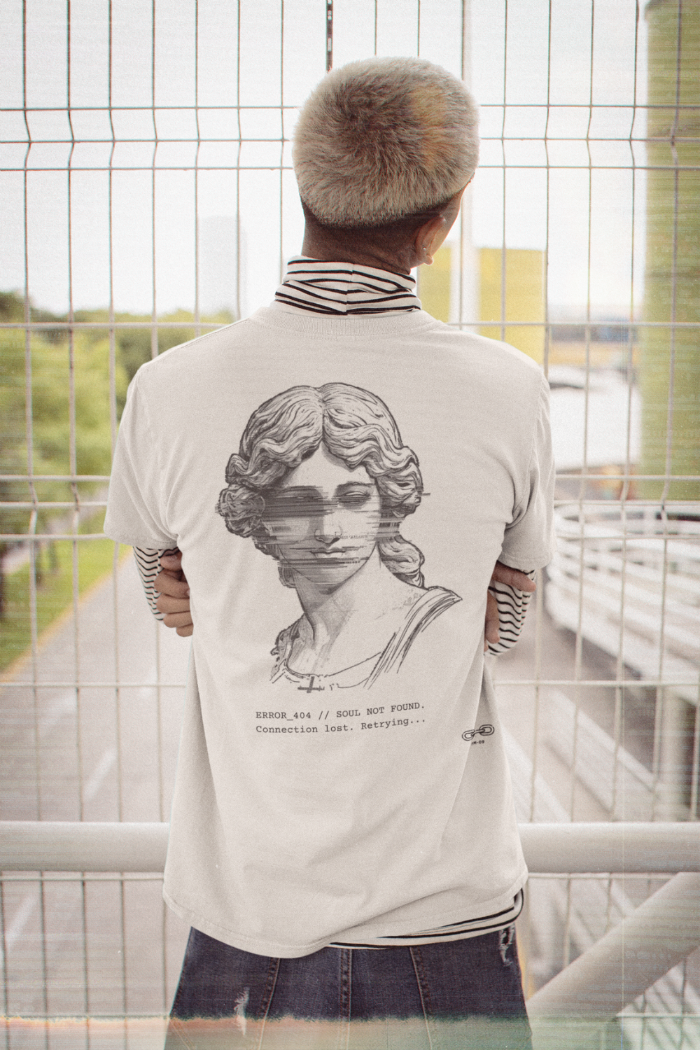 FM-09 // Digital Glitch & Classical Decay Tee