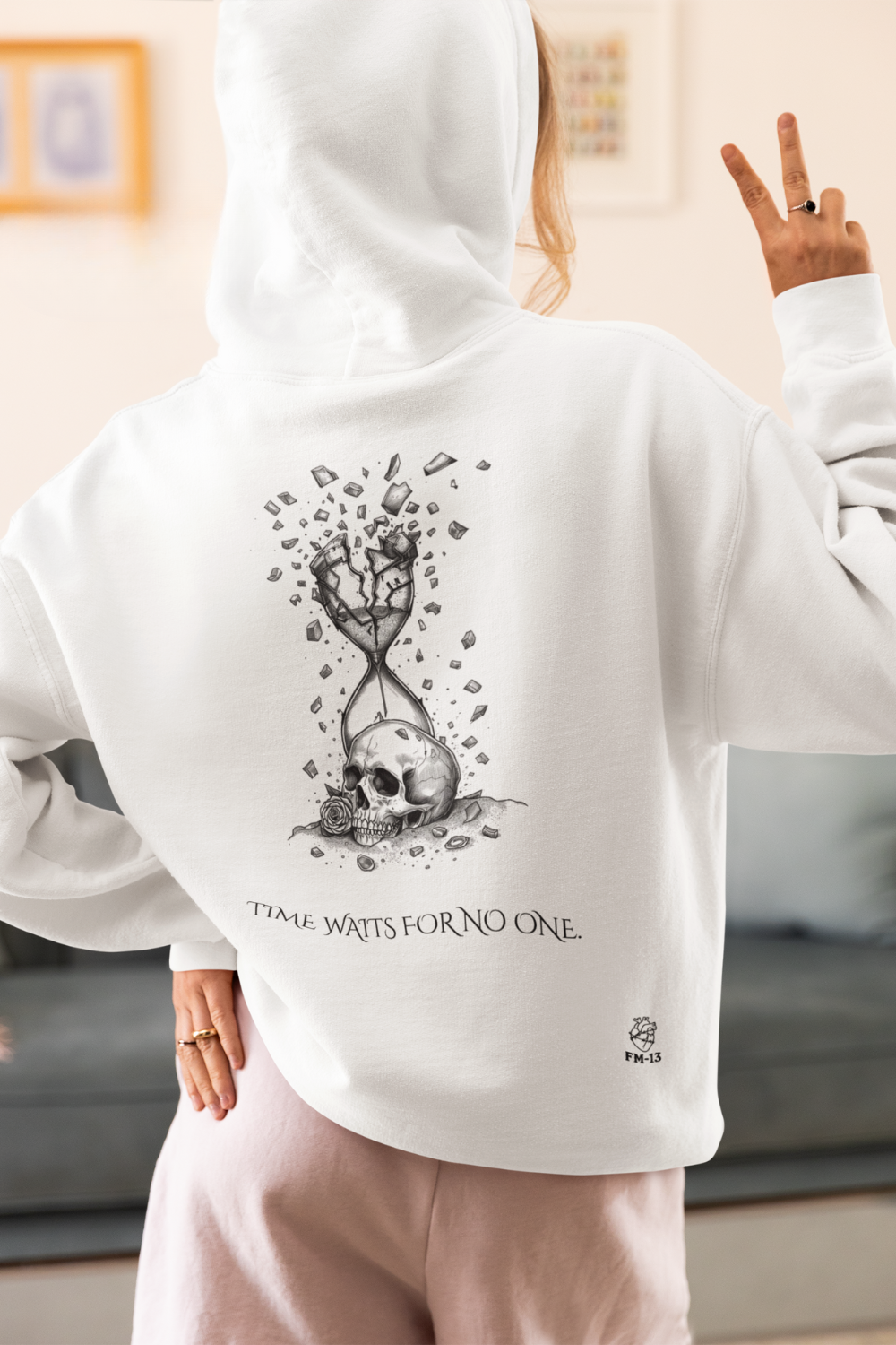 FM-13 "Time Waits For No One" Heavy Hoodie