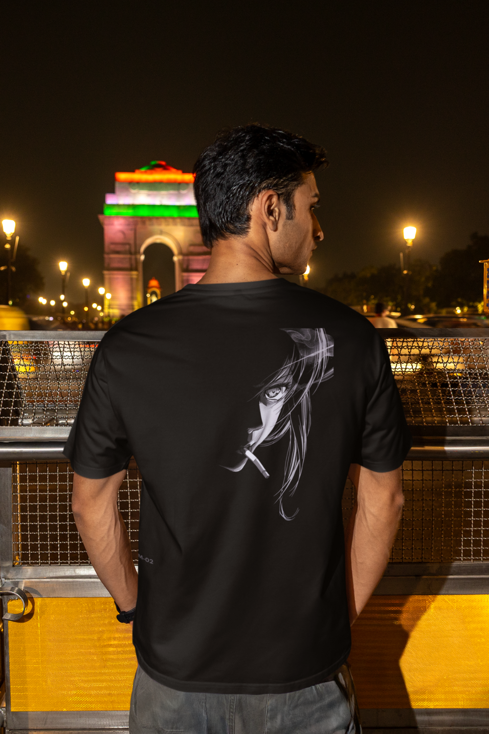 FM-02 — Anime Girl Smoking T-Shirt