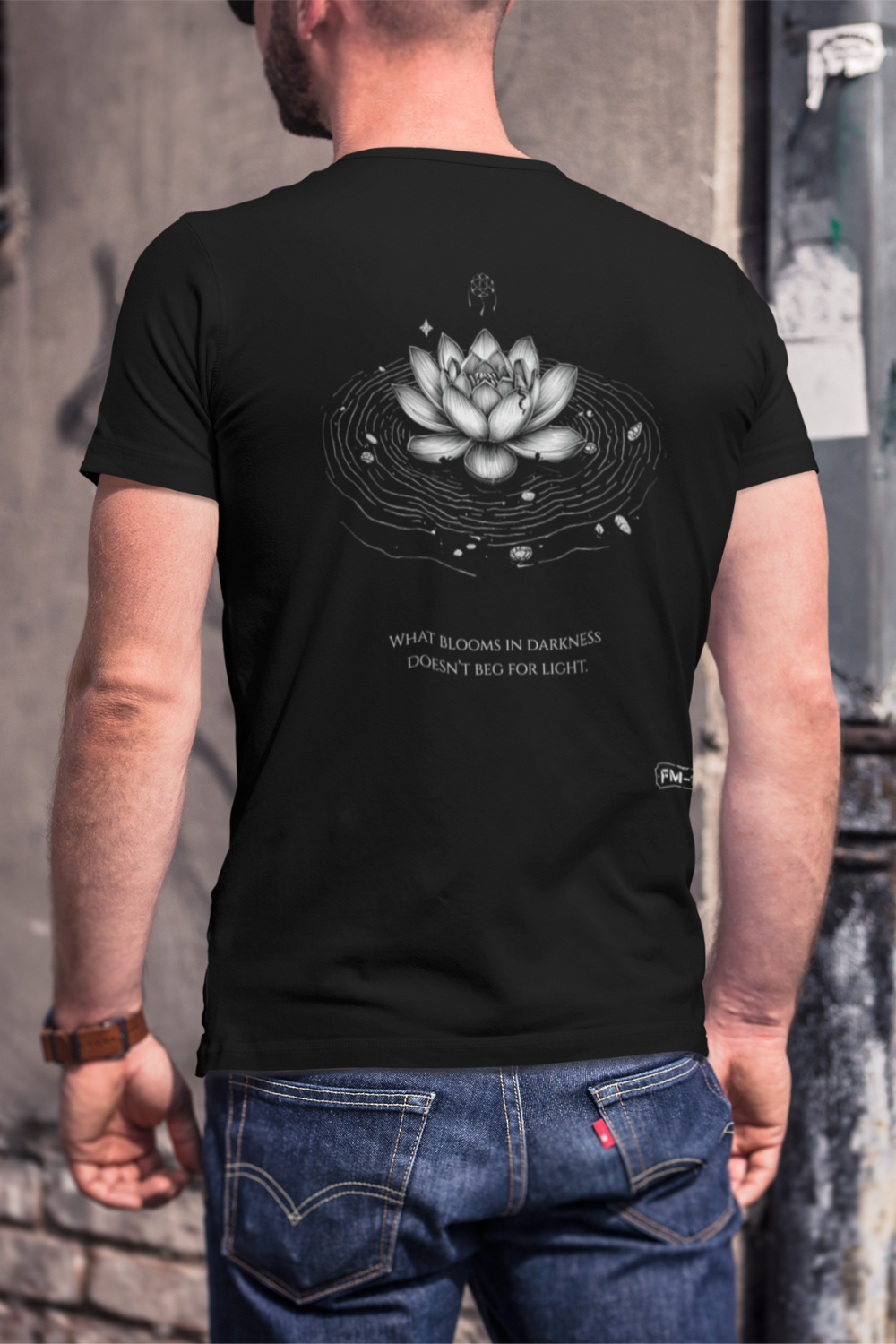 FM-18 'Dark Lotus' – Heavyweight Oversized Shirt