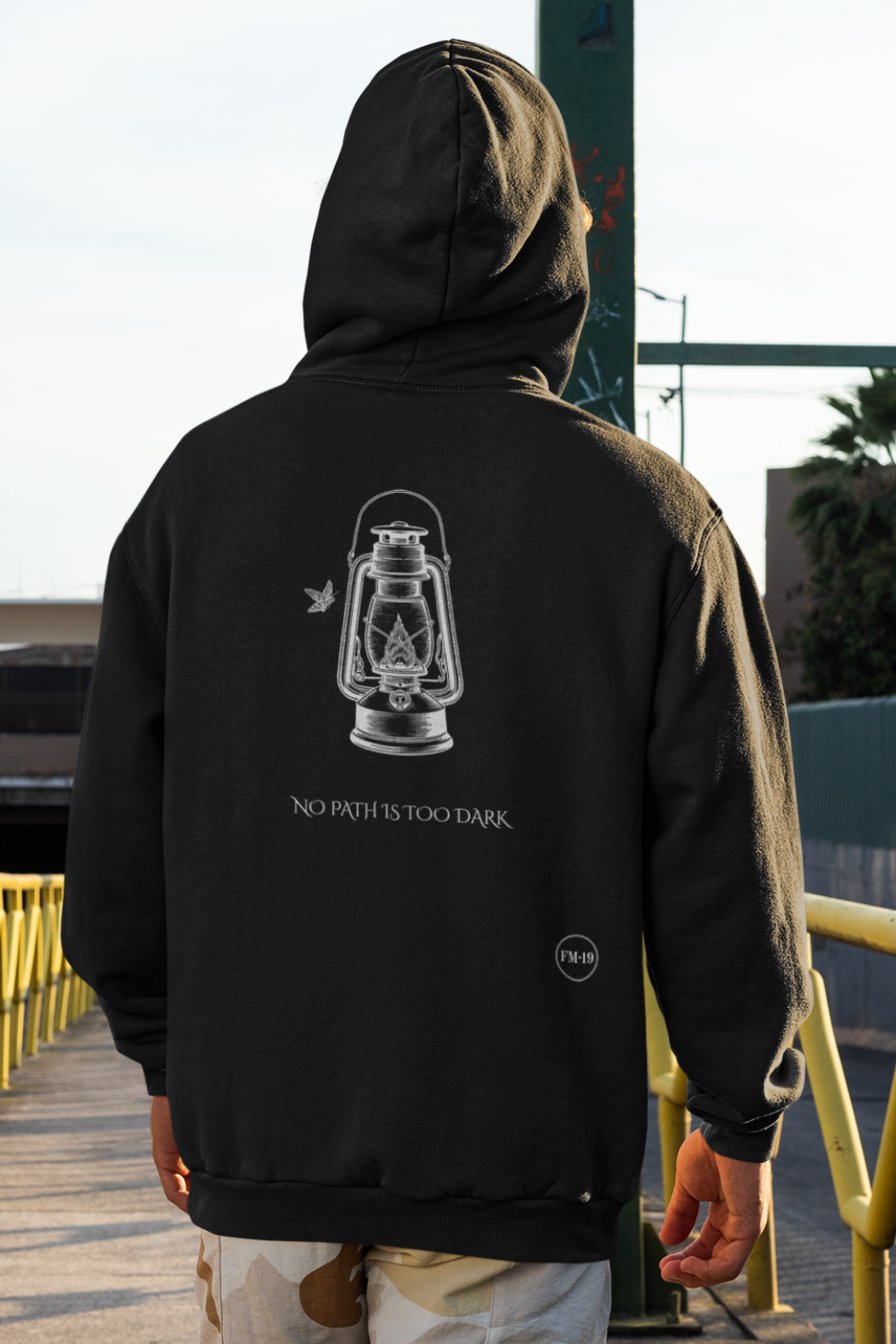 FM-19 'Guiding Light' – Heavyweight Cotton Hoodie