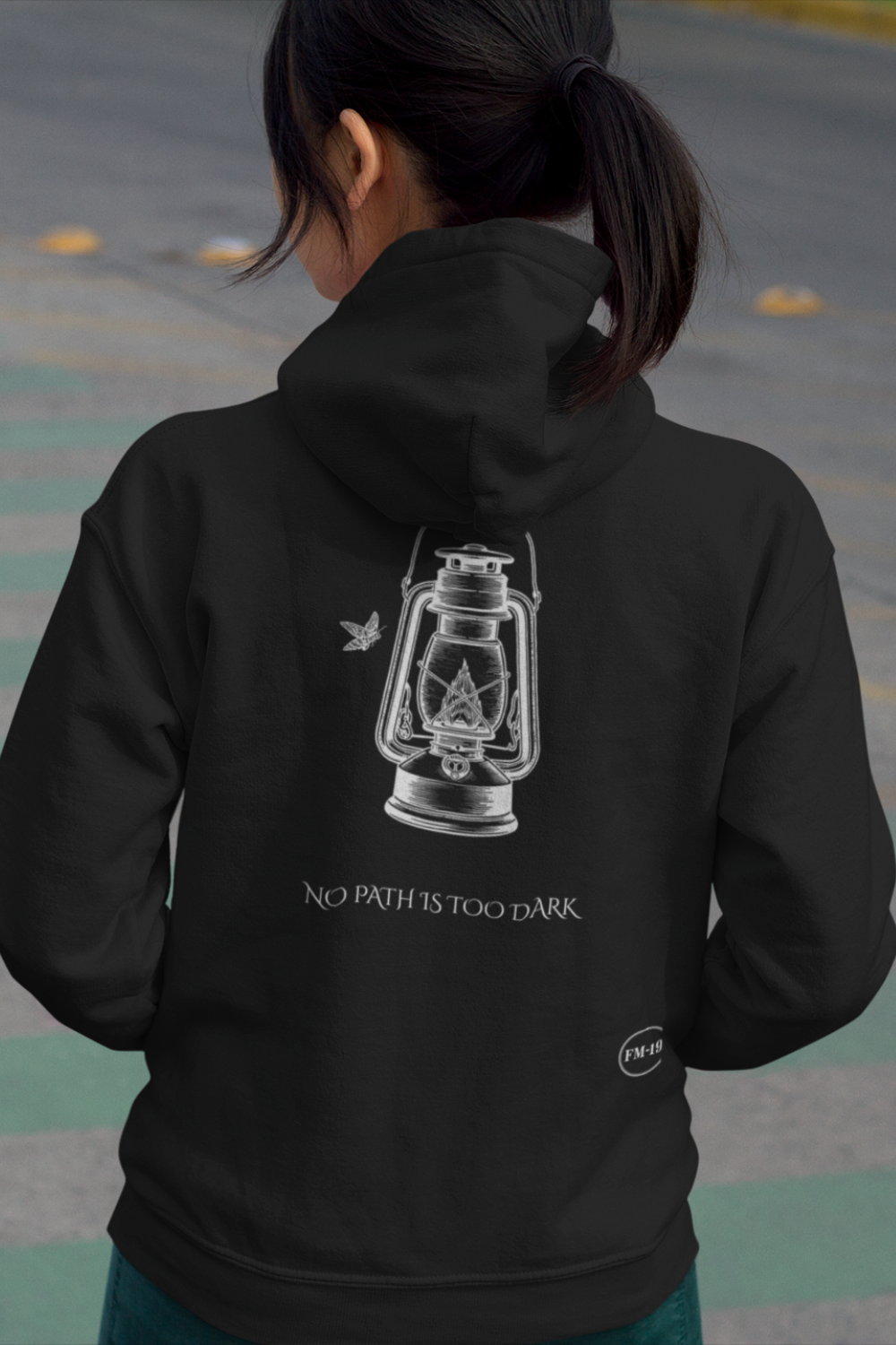 FM-19 'Guiding Light' – Heavyweight Cotton Hoodie